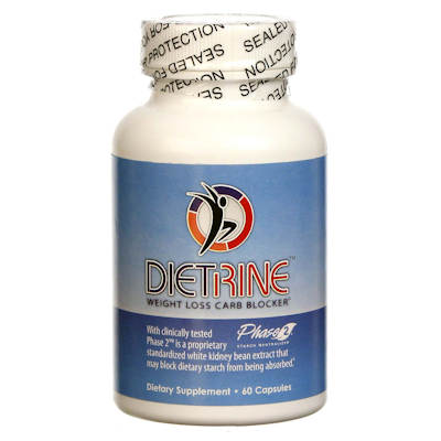 Dietrine with Phase 2 carb blocker